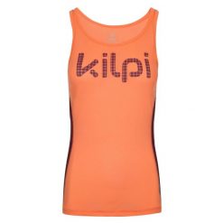 Damski top funkcjonalny Kilpi SLINKY-W. Czerwone koszulki sportowe damskie Kilpi, xs, bez wzorów, bez kołnierzyka, bez ramiączek, do biegania. Za 138.03 zł.
