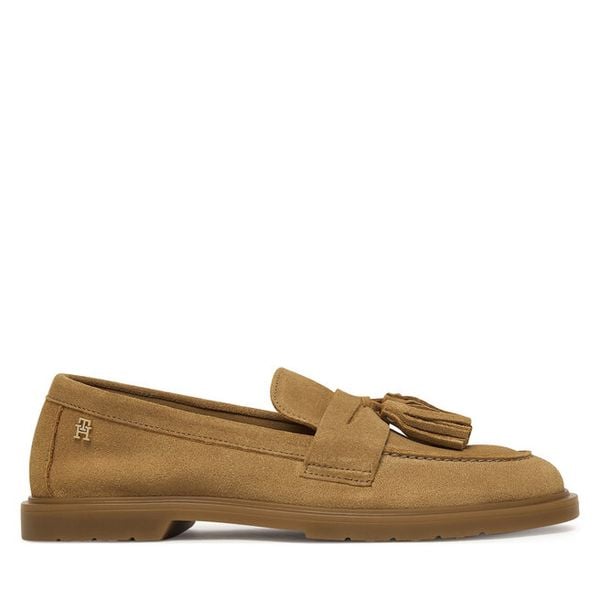 Mokasyny Tommy Hilfiger. Brązowe mokasyny damskie Tommy Hilfiger. Za 320.99 zł.