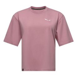 Damska koszulka o luźnym kroju Salewa Eagle Sunset. Czerwone t-shirty damskie Salewa, s, bez wzorów, z bawełny, bez kołnierzyka. Za 232.00 zł.
