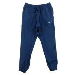 Second life - Spodnie dresowe męskie Nike - Stan bardzo dobry. Niebieskie spodnie sportowe męskie Nike, m, bez wzorów, z dresówki, do biegania. Za 127.76 zł.