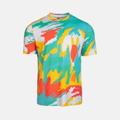 FLORENCIA M oddychająca, lekka i szybkoschnąca techniczna koszulka sportowa. Koszulki sportowe męskie IZAS, m, bez wzorów, z materiału, bez kołnierzyka, bez ramiączek, na fitness i siłownię. Za 226.04 zł.