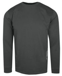 Koszulka z Długim Rękawem (Longsleeve) - Pako Jeans - Grafitowa. Szare bluzki z długim rękawem męskie Pako Jeans, l, bez wzorów, z bawełny, casualowe, bez kołnierzyka. Za 120.00 zł.
