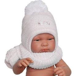 Czapka niemowlęca z szalikiem CZ+S 007C różowa. Czapki dla dzieci marki Proman. Za 40.78 zł.