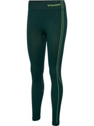 Damskie legginsy bezszwowe Hummel Zone. Zielone legginsy damskie Hummel, l, bez wzorów, z materiału. Za 175.05 zł.