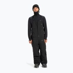 Spodnie snowboardowe męskie Quiksilver Paramo Stretch 20K Bib. Czarne spodnie snowboardowe męskie Quiksilver, m, bez wzorów, z syntetyku, narciarskie. Za 1,147.30 zł.