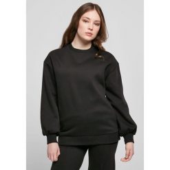 Bluza damska Urban Classics organic oversized crew. Czarne bluzy damskie Urban Classics, bez wzorów, z bawełny, bez kaptura. Za 277.00 zł.