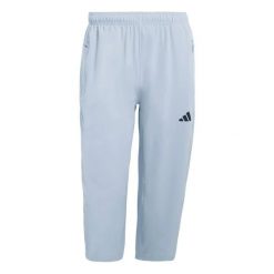 Spodnie treningowe 3/4 adidas Essentials Flex. Szare spodnie sportowe męskie Adidas, s, bez wzorów, z dresówki, do biegania, climacool (adidas). Za 196.50 zł.