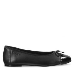 Baleriny Gant. Czarne baleriny damskie GANT, bez wzorów, bez obcasa. Za 329.99 zł.