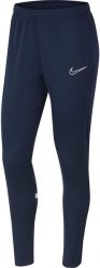 Spodnie sportowe dziewczęce Nike Wmns Academy 21. Białe spodnie sportowe dla dziewczynek Nike, bez wzorów, z dresówki, na fitness i siłownię, dri-fit (nike). Za 149.99 zł.