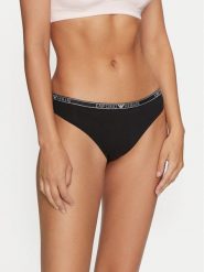 Emporio Armani Underwear Komplet 2 par fig brazylijskich 164752 4F223 00020 Czarny. Czarne figi damskie Emporio Armani Underwear, xl, bez wzorów, z bawełny. Za 119.99 zł.