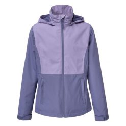 Dziewczęca kurtka turystyczna Martes Essentials Ganmore. Fioletowe kurtki i płaszcze dla dziewczynek MARTES ESSENTIALS, bez wzorów, z poliesteru, bez kaptura. Za 135.56 zł.
