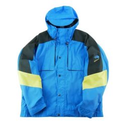 Second life - Męska parka TNF Extreme Vintage Blue - Stan dobry. Niebieskie parki męskie The North Face, m, bez wzorów, vintage, bez kaptura. Za 102.20 zł.