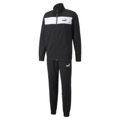 Dres męski Puma Poly Suit. Brązowe buty sportowe męskie Puma, z dresówki, bez zapięcia, na fitness i siłownię. Za 490.00 zł.