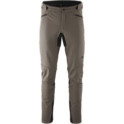 Spodnie do biegania w terenie softshell Gonso. Szare spodnie sportowe męskie Gonso, na jesień, m, bez wzorów, z materiału, do biegania. Za 518.50 zł.