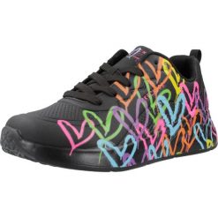 Buty do chodzenia damskie Skechers Uno Light Heart Of. Czarne obuwie sportowe damskie Skechers, bez wzorów, z materiału, trekkingowe. Za 413.00 zł.