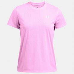Koszulka treningowa damska Under Armour Tech Riddle. Niebieskie koszulki sportowe damskie Under Armour, xs, bez wzorów, bez kołnierzyka, bez ramiączek. Za 89.99 zł.