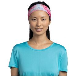 Opaska BUFF COOLNET UV® SLIM HEADBAND ESMERALD FLUOR FUCHSIA. Czerwone czapki i kapelusze damskie Buff, bez wzorów. Za 79.19 zł.