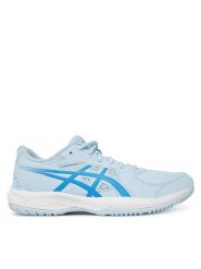 Asics Buty do tenisa Court Slide 4 1042A283 Błękitny. Niebieskie obuwie sportowe damskie Asics, bez wzorów, ze skóry, tenisowe. Za 199.99 zł.
