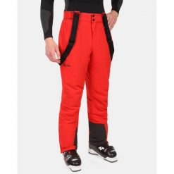 Męskie spodnie narciarskie Kilpi MIMAS-M. Czerwone spodnie snowboardowe męskie Kilpi, m, bez wzorów, narciarskie. Za 731.89 zł.