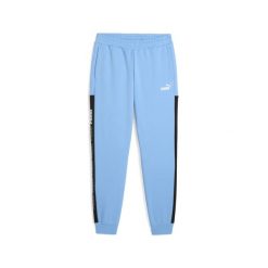 Męskie spodnie dresowe Around The Block PUMA Team Light Blue. Niebieskie spodnie sportowe męskie Puma, m, bez wzorów, z dresówki, do biegania. W wyprzedaży za 119.00 zł.