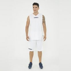Oddychająca Koszulka Bez Rękawów Portland Damska Biała. Białe koszulki sportowe damskie Legea, xl, bez wzorów, z materiału, bez kołnierzyka, bez ramiączek, do biegania. Za 64.00 zł.