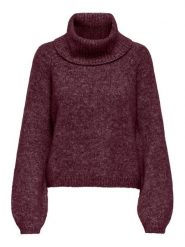 ONLY Golf Gila 15358571 Fioletowy Regular Fit. Fioletowe swetry damskie Only, xl, bez wzorów, z syntetyku, bez kołnierzyka, bez ramiączek, bez kaptura. Za 169.99 zł.