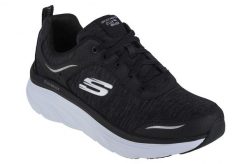 Buty sportowe Sneakersy damskie, Skechers D'Lux Walker-Cool Groove. Czarne obuwie sportowe damskie Skechers, bez wzorów, z materiału, trekkingowe. Za 339.99 zł.