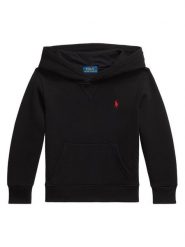 Polo Ralph Lauren Bluza 322749954058 Czarny Regular Fit. Czarne bluzy dla chłopców Polo Ralph Lauren, bez wzorów, z bawełny, bez ramiączek, bez kaptura. Za 399.99 zł.