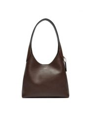 Coach Torebka CU068 B4MPL Brązowy. Brązowe torebki do ręki damskie Coach, bez wzorów, ze skóry, bez dodatków. Za 989.00 zł.