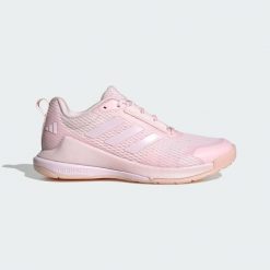 Buty halowe Novaflight 2. Białe obuwie sportowe damskie Adidas, bez wzorów, z gumy, trekkingowe. Za 479.00 zł.