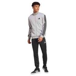 Dres adidas Szary 3 Paski. Szare paski damskie Adidas, bez wzorów, z dresówki, sportowe. Za 317.95 zł.