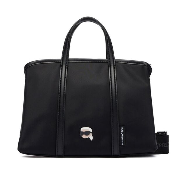 Torebka KARL LAGERFELD. Czarne torebki do ręki damskie KARL LAGERFELD, bez wzorów, klasyczne, bez dodatków. Za 619.99 zł.