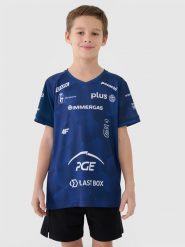 4F Koszulka meczowa replika wyjazdowa z sezonu 2024/25 dziecięca 4F x PGE Projekt Warszawa - multikolor 110/116. Bluzki dla dziewczynek 4f, bez wzorów, z dzianiny, bez kołnierzyka, bez ramiączek. Za 169.99 zł.
