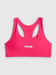 4F Góra od bikini damska - różowa XL. Czerwone bikini damskie 4f, xl, bez wzorów. Za 79.99 zł.