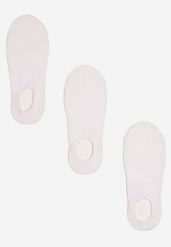 Białe Skarpety Stopki z Wiskozy 3 Pack Tiefra. Białe skarpety damskie Renee, bez wzorów, z wiskozy. Za 14.99 zł.