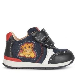 Sneakersy Geox. Niebieskie trampki i tenisówki chłopięce Geox, bez wzorów, bez zapięcia. Za 169.99 zł.