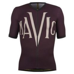 Koszulka Mavic Heritage. Czarne koszulki sportowe męskie MAVIC, bez wzorów, bez kołnierzyka, bez ramiączek, rowerowe. W wyprzedaży za 394.00 zł.