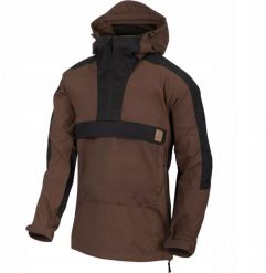 WOODSMAN Anorak Jacket - Earth Brown / Black B - L/Regular. Brązowe kurtki męskie HELIKON, l, bez wzorów, bez kaptura. Za 379.99 zł.
