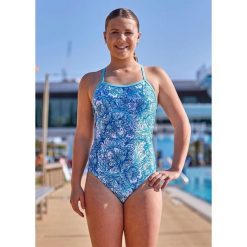 Amanzi Aquarelle Proback Jednoczęściowy Kostium Kąpielowy – Rozmiar 36. Niebieskie kostiumy jednoczęściowe damskie AMANZI, xs, bez wzorów, sportowe, do pływania. Za 1,850.96 zł.