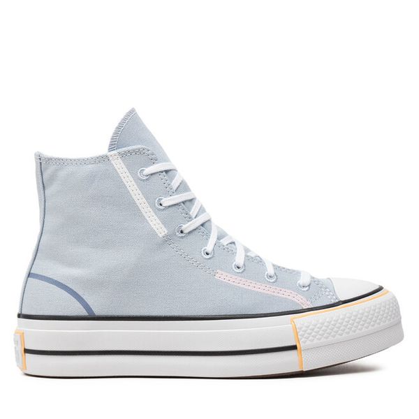 Trampki Converse. Niebieskie trampki i tenisówki damskie Converse, bez wzorów, retro, bez zapięcia. Za 309.99 zł.