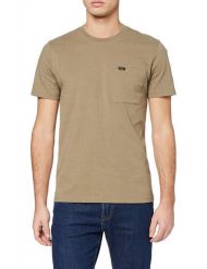 LEE SS POCKET TEE MĘSKI T-SHIRT UTILITY GREEN L64PSWNG 112115851. Zielone t-shirty męskie Lee, l, bez wzorów, bez kołnierzyka. Za 59.99 zł.