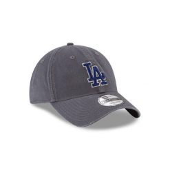 Czapka z daszkiem New Era Los Angeles Dodgers 9TWENTY MLB Core Classic. Szare czapki i kapelusze męskie New Era, bez wzorów, sportowe. Za 186.00 zł.
