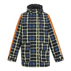 Kobiety/Panie Orla Kiely Kurtka Wodoodporna Średniej Długości. Niebieskie kurtki damskie Regatta, bez wzorów, bez kaptura, trekkingowe. Za 373.99 zł.