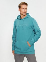 Columbia Bluza CSC Basic Logo™ II Hoodie Niebieski Regular Fit. Niebieskie bluzy męskie Columbia, m, bez wzorów, z bawełny, bez kaptura. W wyprzedaży za 179.99 zł.