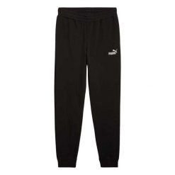 Męskie Spodnie Do Biegania Essential No.1 Logo. Czarne spodnie sportowe męskie Puma, m, bez wzorów, z bawełny, do biegania. Za 235.99 zł.