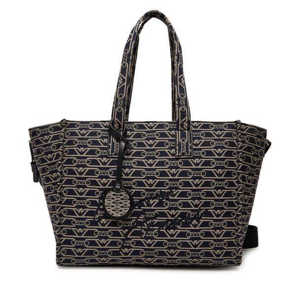 Torebka Emporio Armani. Niebieskie torebki do ręki damskie Emporio Armani, bez wzorów, bez dodatków. Za 859.99 zł.