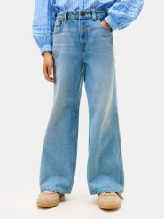 Tommy Hilfiger Jeansy KG0KG08963 Niebieski Wide Leg. Niebieskie jeansy dla dziewczynek Tommy Hilfiger, z bawełny. Za 289.99 zł.