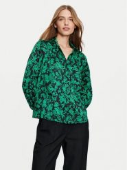 Liu Jo Koszula WF4523 TS097 Zielony Regular Fit. Zielone bluzki damskie Liu Jo, bez wzorów, z syntetyku, bez kołnierzyka, bez ramiączek. Za 339.99 zł.