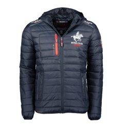 Kurtka męska Geographical Norway BRICK NAVY GTX 068 (WY6358H/GN-MARINE). Niebieskie kurtki męskie Geographical Norway, na zimę, m, bez wzorów, z polaru, trekkingowe. Za 249.00 zł.