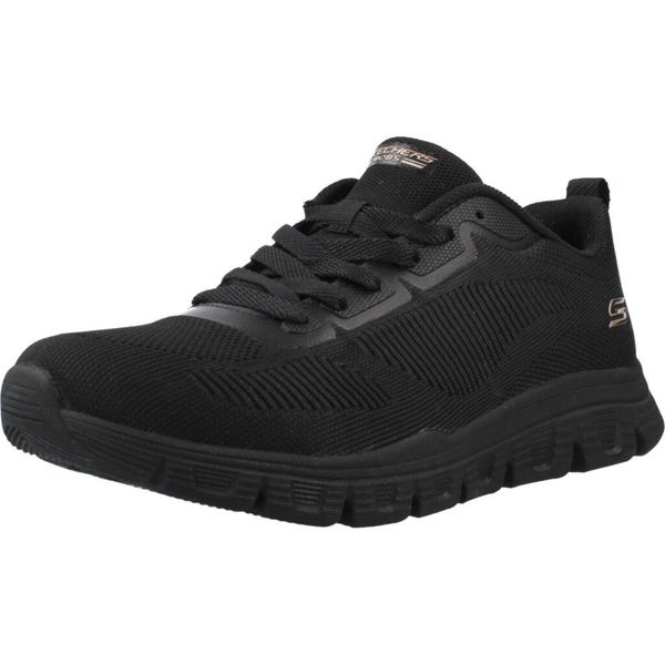 Buty SKECHERS BOBS B LITE Czarny. Czarne obuwie sportowe damskie Skechers, trekkingowe. Za 246.99 zł.